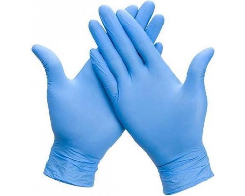 0899470149 Перчатки однократного применения из нитрила, синие р-р. L (100 шт./уп.)