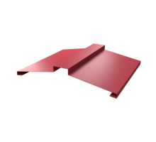 Планка конька 150 п/э Zn СТАНДАРТ ПЛЮС 0,50 RAL3005 (Винно-красный), 2м страна производства РБ*