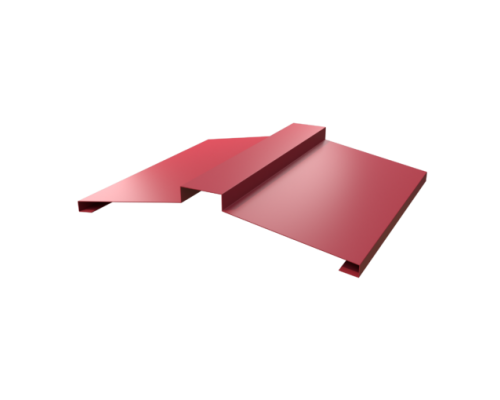Планка конька 150 п/э Zn СТАНДАРТ ПЛЮС 0,50 RAL3005 (Винно-красный), 2м страна производства РБ*
