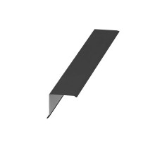 Торцевая планка 100 п/э Zn СТАНДАРТ ПЛЮС 0,50 RAL7024, 2м  (Графитовый серый), страна производства РБ*