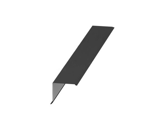 Торцевая планка 100 п/э Zn СТАНДАРТ ПЛЮС 0,50 RAL7024, 2м (Графитовый серый), страна производства РБ*
