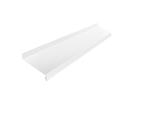 Отлив оконный в пленке п/э Zn 0,50 150*2м RAL9003 (Сигнальный белый) СТАНДАРТ ПЛЮС страна производства РБ*