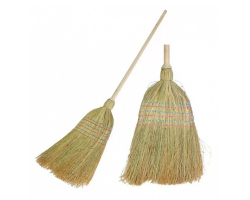 Метла СОРГО ЛЮКС на черенке