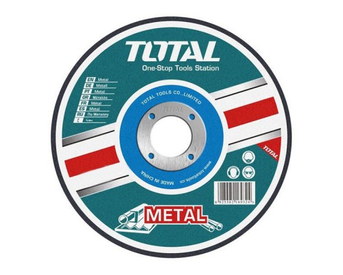 Круг отрезной 125x3,0x22,2 мм по металлу TOTAL TAC2211251