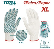 Перчатки защитные рабочие размер XL TOTAL TSP11102