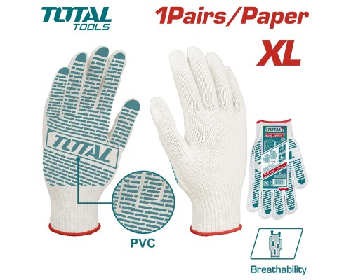 Перчатки защитные рабочие размер XL TOTAL TSP11102