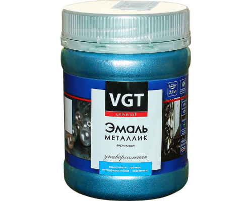 Эмаль универсальная "Металлик" Аквамарин VGT GALLERY 0,23г