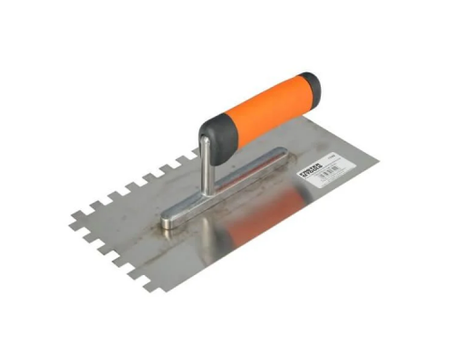 Гладилка зубчатая нержавеющая двухкомпканентная 130х270 8х8 FАSTER TOOLS (1741)