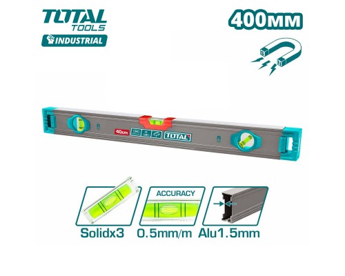Уровень магнитный 400 мм TOTAL TMT24028M