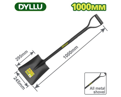 Лопата совковая из стали 1000 мм DYLLU DTSE3314