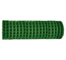 Решетка заборная в рулоне, 1*20м, ячейка 50*50мм, пластиковая, зеленая