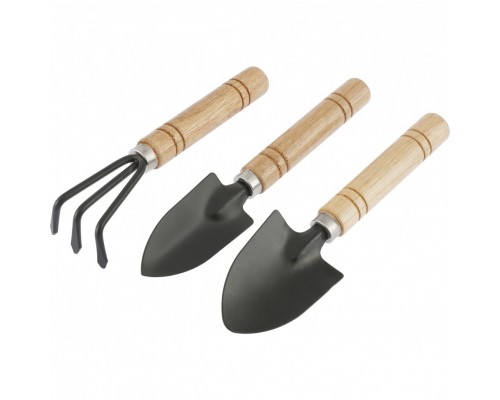 Набор по уходу за комнатными растениями, деревянные рукоятки, 3 предмета, Palisad (63043)
