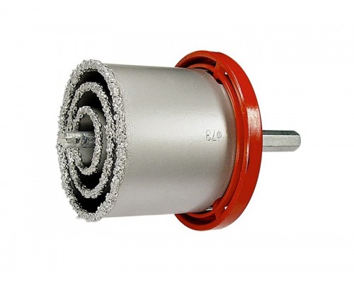 Набор коронок по керамической плитке, 33-53-67-73 мм, шестигранный хвостовик Matrix