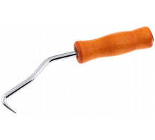 Крюк для вязки арматуры, 210 мм, деревянная рукоятка Сибртех