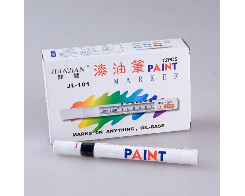 Маркер по стеклу черный уп12шт Россия (8903585)