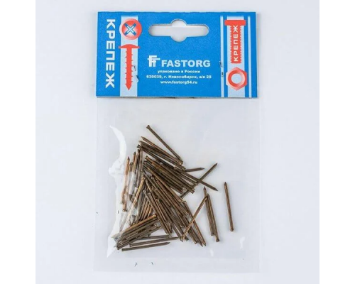 Гвозди финишные 1,4х25мм бронза (60шт/упак)