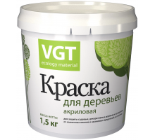 VGT Краска для деревьев белая ВД-АК-1180 1,5кг