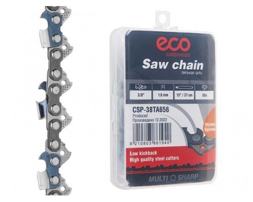 Цепь 37 см 15" 3/8" 1.6 мм 56 зв. 38TA (в пласт. боксе) ECO CSP-38TA656