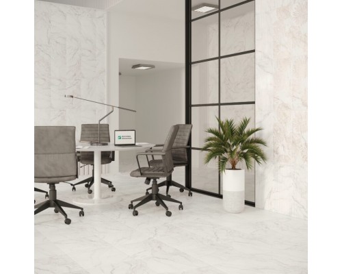 Плитка керамическая КАРАРА G Белый 1 сорт BERYOZA CERAMICA 418*418мм