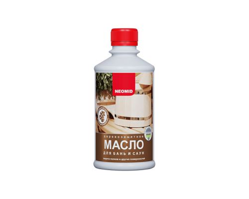 Масло деревозащитное для бань и саун NEOMID 0,25 л
