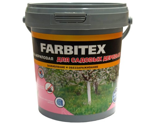 FARBITEX PROFI Краска для садовых деревьев 1.2 кг