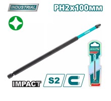 Бита ударная PH2 100 мм TOTAL TACIM71PH2100