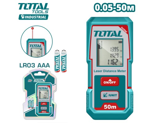 Дальномер лазерный TOTAL TMT55016