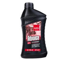 Масло для 4-х тактных двигателей AEG Advance SAE 10W40 API SJ/CF (600мл)
