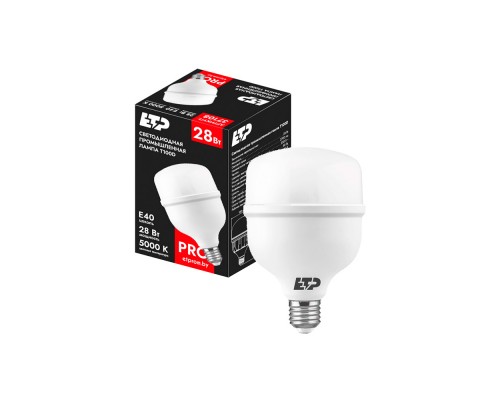 Лампа светодиодная промышленная 28 W T100D E40 5000K ETP