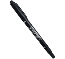 Строительный маркер vertextools черный, двухсторонний 00010-01