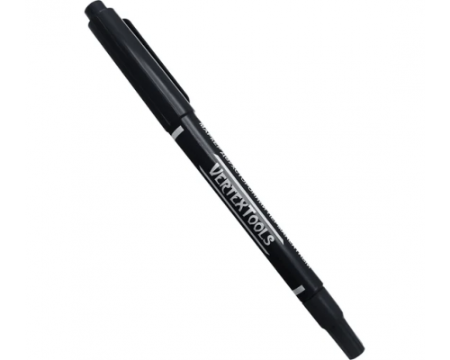 Строительный маркер vertextools черный, двухсторонний 00010-01