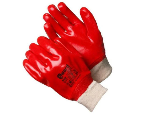 Перчатки МСБ, интерлок с покрытием ПВХ красного цвета, р-р 10 (XL) GWARD Ruby GSP0111R-1