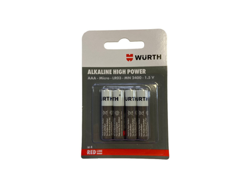 Элемент питания ААА/LR03-1.5 V, алкалиновые (4шт/упак)