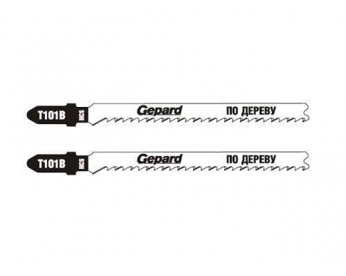 Пилка лобз. по дереву T101B (2 шт.) GEPARD (по ламинату) (GP0625-08)