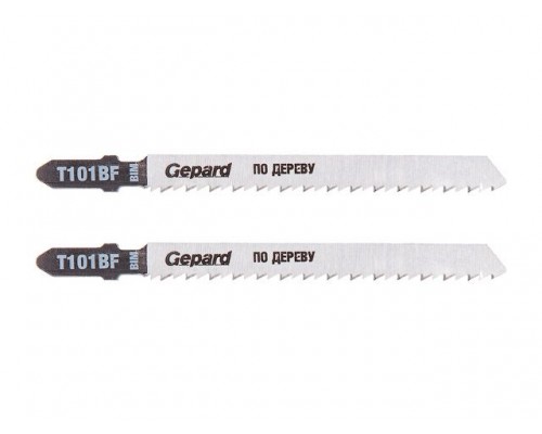 Пилка лобз. по дереву T101BF (2 шт.) GEPARD (по ламинату)