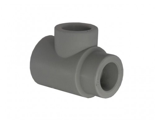 Тройник ПП ред. 25х20х25 серый РосТурПласт