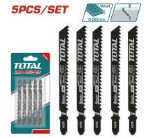 Пилка для лобзика по дереву TOTAL TJSBT111C (5 шт)