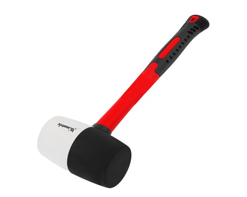 Киянка резиновая, 910 г, черно-белая резина, фибергласовая рукоятка Matrix