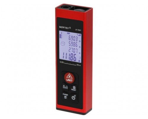 Дальномер лазерный WORTEX LR 7001 в кор. (0,03 - 70, + 2 мм)