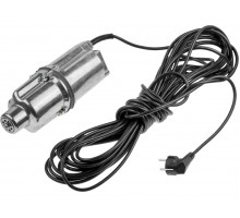 Насос вибрационный "Ручеек-1М", 10м (нижний забор) (алюминиевая обмотка 0,67мм, провод ПВС 3х0,75 мм, 225 Вт, 1050 л/ч)