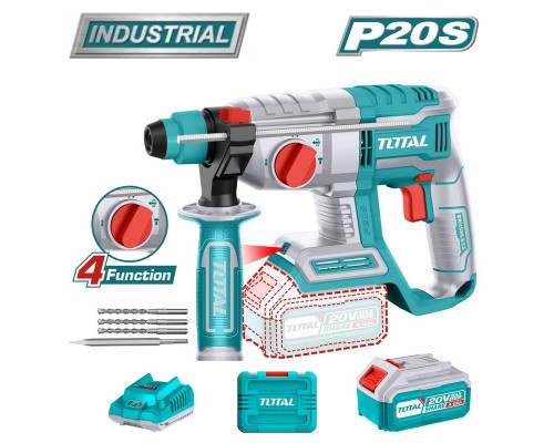 Перфоратор аккумуляторный TOTAL TRHLI202081