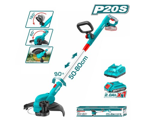 Триммер аккумуляторный TOTAL TGTLI203285