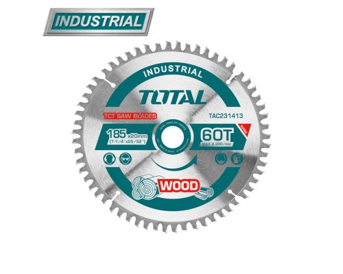 Диск пильный 185x20 мм 60 зубьев TOTAL TAC231413