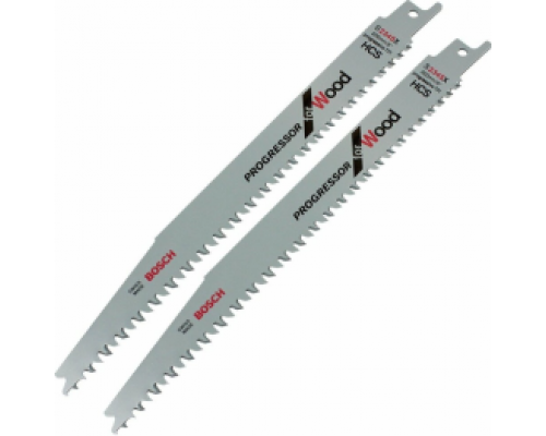 Полотно для сабельной пилы BOSCH Progressor for Wood S2345Х 200 мм 2 штуки