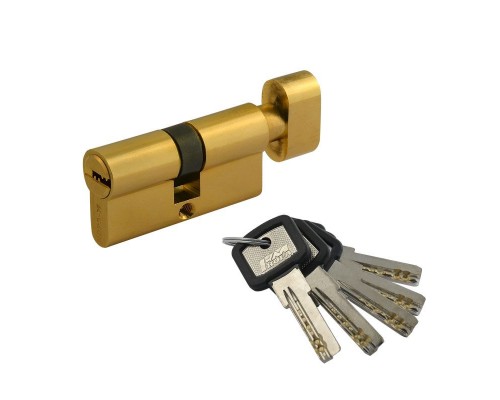 Сердцевина замка латунь 30/30 мм 6 ключей FASTER TOOLS