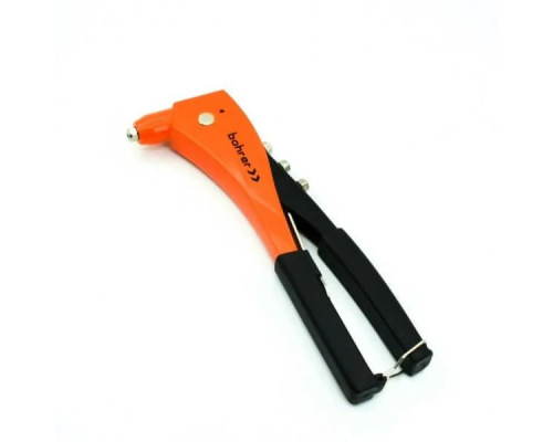 Заклепочник Bohrer 265 мм боковой, усиленный, алюминиевый корпус (заклепки 2,4; 3,2; 4,0; 4,8) обрезиненные рукоятки)