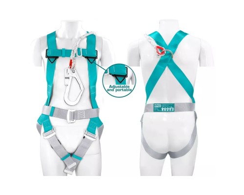 Привязь страховочная 14ммx1,5м TOTAL TSH501415