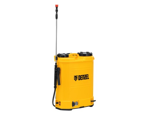 Опрыскиватель ранцевый аккумуляторный D-16LA, 16 л, 12 В, 8 Ач Denzel