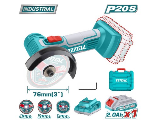 Пила циркулярная аккумуляторная TOTAL TAGLI76012