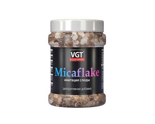 Добавка декоративная Micaflake "VGT" Золотистая, 2000 мкм 0,09 кг